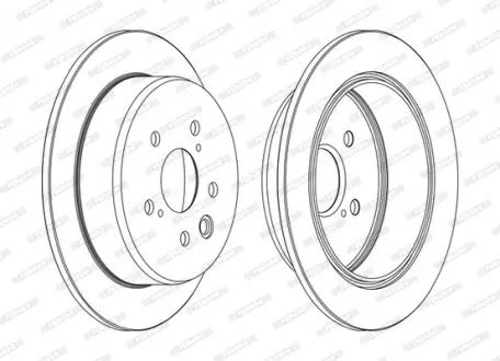 Тормозной диск FERODO DDF1815C