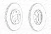 Диск тормозной FERODO DDF1865C (фото 2)