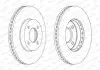 Диск тормозной FERODO DDF2068C (фото 1)