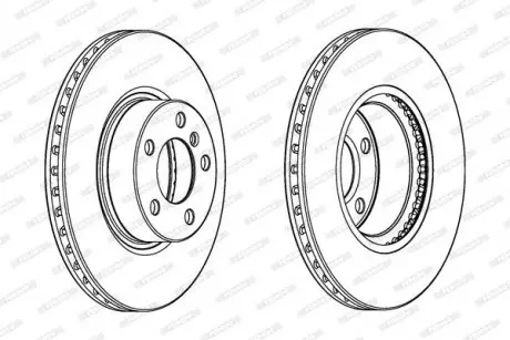 Диск тормозной FERODO DDF2314C1