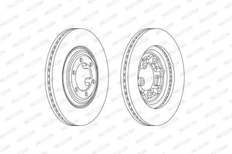 Автозапчасть FERODO DDF2372C