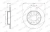 Комплект гальмівних дисків (2 шт) задн SUZUKI BALENO, SWIFT V 1.0-1.2H 02.16- FERODO DDF2981C (фото 2)