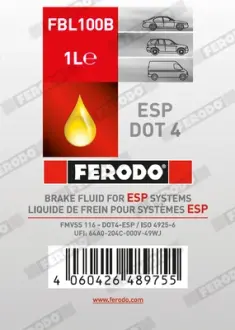 Гальмівна рідина FERODO FBL100B