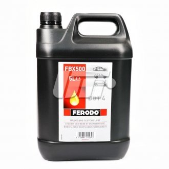 Тормозная жидкость гидравлическая объемом 5л. FERODO FBX500 (фото 1)