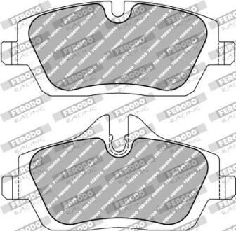 Гальмівні колодки (набір) FERODO FCP1747H