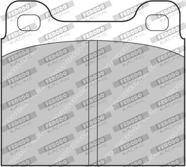Гальмівні колодки (набір) FERODO FCP2Z
