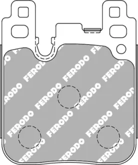 Гальмівні колодки, тюнінг FERODO FCP4663Z
