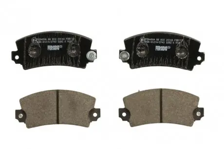 Тормозные колодки дисковые FERODO FDB113