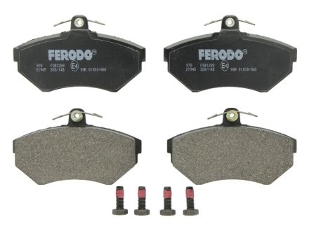 Гальмівні колодки дискові FERODO FDB1289 (фото 1)