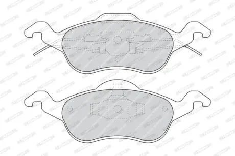 Тормозные колодки, дисковый тормоз.) FERODO FDB1318B (фото 1)