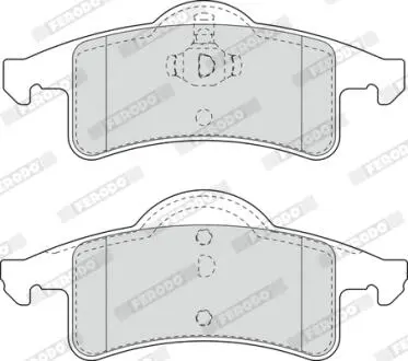 Тормозные колодки, дисковые. FERODO FDB1524