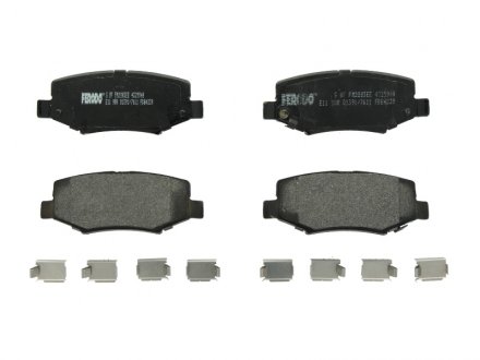 Комплект тормозных колодок из 4 шт. дисков FERODO FDB4239 (фото 1)