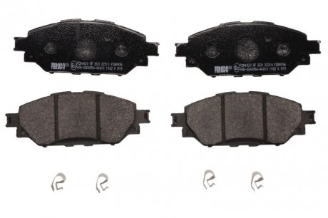 Колодки гальмівні дискові (комплект 4 шт) FERODO FDB4936 (фото 1)