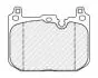 Комплект гальмівних колодок передн, MINI (F55), (F56), (F57), CLUBMAN (F54), COUNTRYMAN (F60) 1.2-2.0D 09.13- FERODO FDB5112 (фото 1)