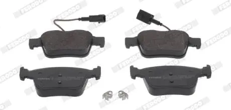 Колодки тормозные (задние) Alfa Romeo Giulia 15-/Stelvio/Maserati Quattroporte 13- (+датчики)) FERODO FDB5128 (фото 1)