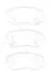 Комплект гальмівних колодок передн, HYUNDAI ACCENT IV, ACCENT V, I20 ACTIVE, I20 II, SOLARIS, KIA RIO III, RIO IV, STONIC 1.0-1.6D 11.10- FERODO FDB5135 (фото 1)