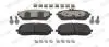 Комплект гальмівних колодок передн, MERCEDES A (V177), A (W177), B SPORTS TOURER (W247), CLA (C118), CLA SHOOTING BRAKE (X118), EQA (H243), EQB (X243), G (W463), GLA (H247) 1.3-Electric 01.18- FERODO FDB5179 (фото 1)