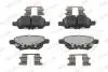 Тормозные колодки (задние) Opel Insignia B 17-/Chevrolet Malibu 12- FERODO FDB5193 (фото 1)