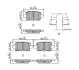 Тормозные колодки (задние) Opel Insignia B 17-/Chevrolet Malibu 12- FERODO FDB5193 (фото 2)
