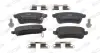 Комплект гальмівних колодок задн, RENAULT CAPTUR II, ZOE, ZOE/HATCHBACK 1.0-Electric 06.12- FERODO FDB5333 (фото 1)