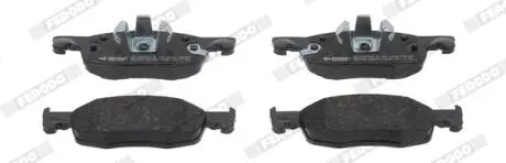 Комплект гальмівних колодок передн, TOYOTA AYGO X, YARIS 1.0/1.5/1.5H 02.20- FERODO FDB5347