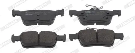 Колодки гальмівні (задні) Ford Mondeo 12- /Galaxy/S-Max 15-/ Kuga 19- (Teves) Q+ FERODO FDB5355