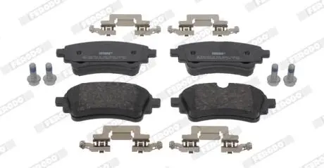 Комплект гальмівних колодок задн, AUDI A4 ALLROAD B9, A4 B9, A5, A6 ALLROAD C8, A6 C8, A7, A8 D5, Q5, Q7 1.4-4.0H 01.15- FERODO FDB5431