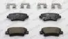 Комплект гальмівних колодок задн, KIA OPTIMA, SOUL II, SPORTAGE IV 1.6-Electric 02.14-09.22 FERODO FDB5450 (фото 3)