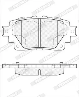 Тормозные колодки FERODO FDB5470