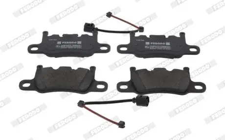 Комплект гальмівних колодок задн, AUDI E-TRON GT, PORSCHE TAYCAN, TAYCAN CROSS TURISMO, TAYCAN SPORT TURISMO Electric 05.19- FERODO FDB5479