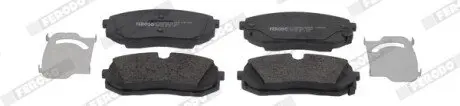 Комплект гальмівних колодок передн, HYUNDAI I20 II, I20 III 1.2-1.6 05.15- FERODO FDB5508