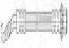 Шланг гальмівний FERODO FHY2617 (фото 1)