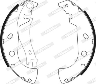 Тормозные колодки.) FERODO FSB571