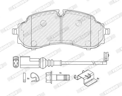 Автозапчасть FERODO FVR5539