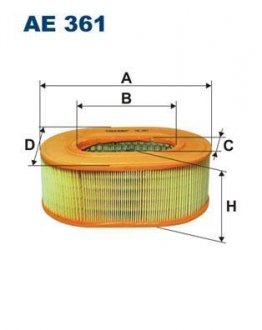 Фильтр воздуха FILTRON AE361