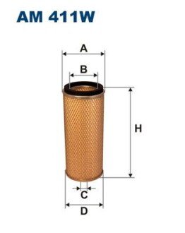 Фільтр повітря FILTRON AM411W