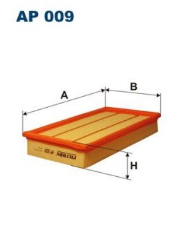 Фільтр повітряний FILTRON AP009
