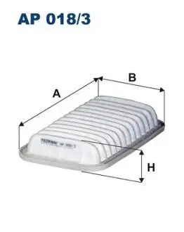 Фото фільтр повітряний FILTRON AP0183 Фільтр повітряний FILTRON AP0183