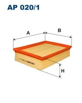 Фільтр повітря FILTRON AP0201