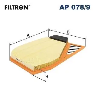 Фільтр повітря FILTRON AP 078/9