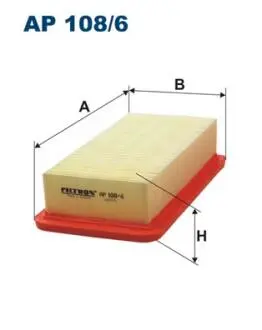 Фільтр повітря FILTRON AP1086