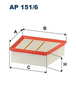 Фільтр повітряний FILTRON AP 151/6