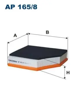 Фото фільтр повітря FILTRON AP1658 Фільтр повітря FILTRON AP1658