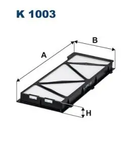 Фільтр салону FILTRON K1003