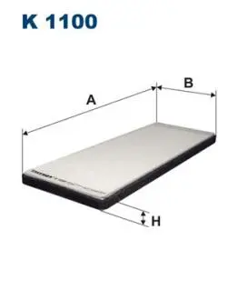 Фільтр салону FILTRON K1100