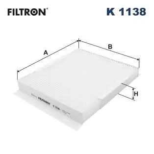 Фільтр салону FILTRON K1138