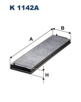 Фільтр повітря салону WEGLOWY FILTRON K1142A