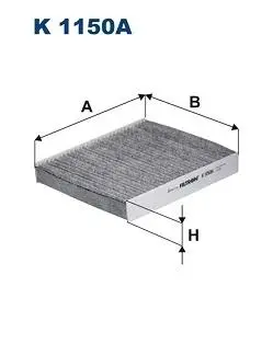Фильтр салона FILTRON K1150A