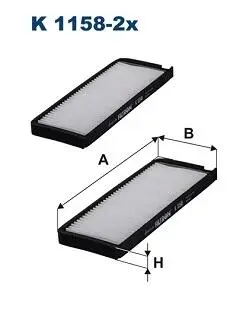 Фильтр салона FILTRON K11582X