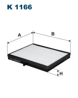 Фильтр салона FILTRON K1166